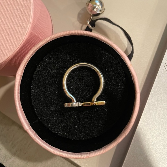 Tous Lord Ring Silver Gold Vermeil Bear and Star - Picture 6 of 9